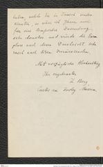 Nachlass Franz Steindachner, Brief von L. Berg an Franz Steindachner (17.09.1909), Inv.Nr. 36.06, Seite 2